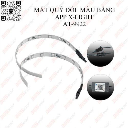 MẮT QUỶ ĐỔI MÀU BẰNG APP X-LIGHT AT-9922